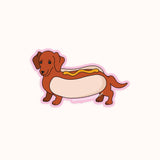 Weenie Hotdog Sticker: Ketchup