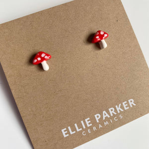 Mushroom Stud Earrings