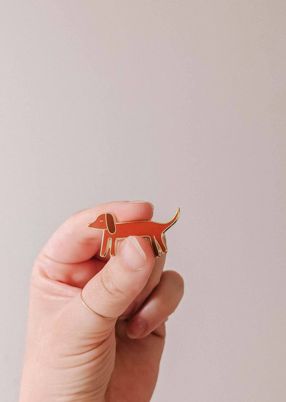 Dachshund Enamel Pin