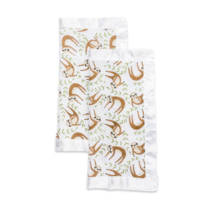 2-pack Muslin Security Blankets - Sloth