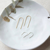 Arch Thread Earrings: 14k Gold Filled -  Small