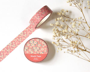 Cherry Blossom Washi Tape - Floral Design Paper Tape