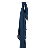 Bamboo Swaddle Blanket – Navy