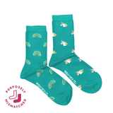 Unicorn & Rainbow Crew Socks