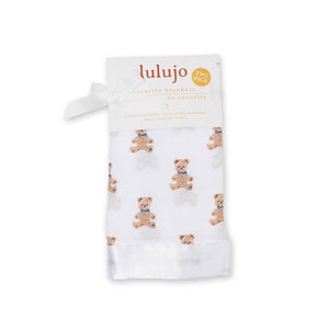 2-Pack Cotton Security Blankets 16" x 16" –  Vintage Bears