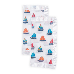 2-pack Muslin Security Blankets - Sailboats