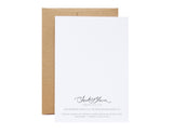 Yellow Flower Thank You Note Card Set