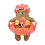 DIY Sewing Kit - Flamingo Cat