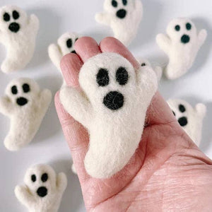 White Felted Ghost