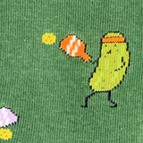 Pickleball Mismatched Crew Socks - Small