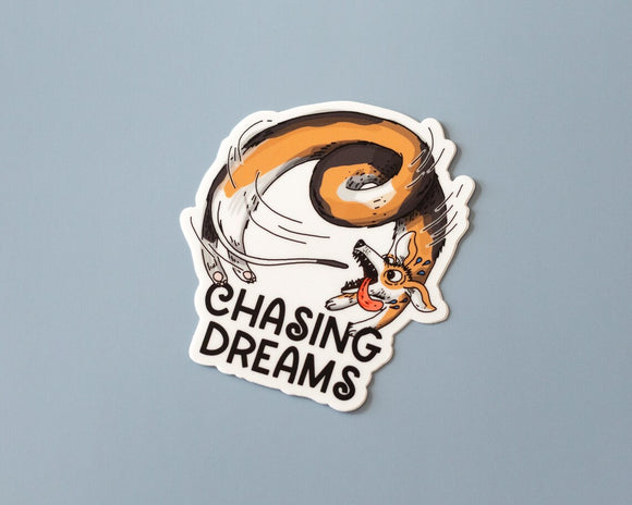 Chasing Dreams Vinyl Sticker