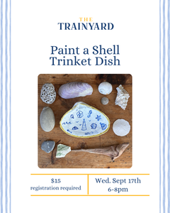 Paint a Shell Trinket Dish Workshop