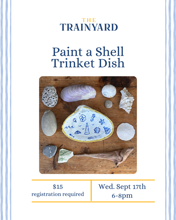 Paint a Shell Trinket Dish Workshop