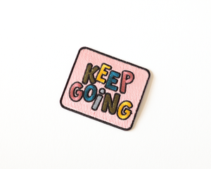 Keep Going Iron-On Patch