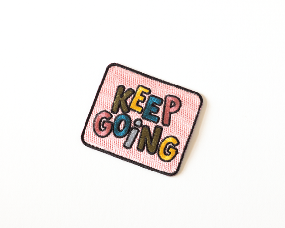 Keep Going Iron-On Patch