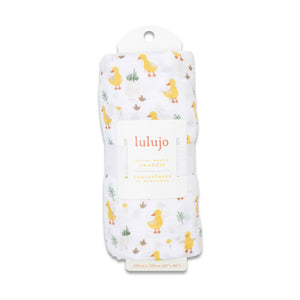 Muslin Cotton Swaddle Blanket - Ducks