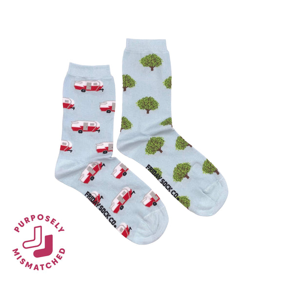Blue RV & Tree Socks