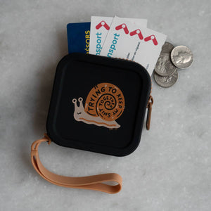 Snail - Zipper Coin Pouch