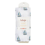Muslin Cotton Swaddle Blanket  - Sailboats
