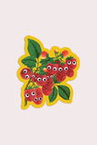 Googly Raspberries Vinyl Sticker