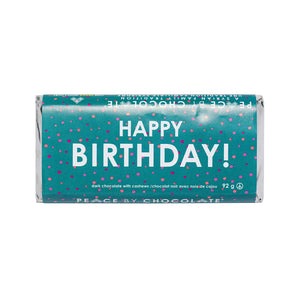 Happy Birthday Dark Chocolate & Cashew Bar