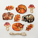 Woodland Animals Paper Garland
