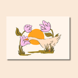Garden Goose Postcard | 4"x6" Illustrated Animal Postcard