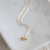 Dachshund Necklace: Yellow Gold
