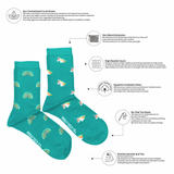 Unicorn & Rainbow Crew Socks