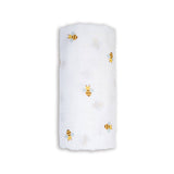 Muslin Cotton Swaddle Blanket - Bees