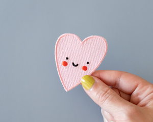 Heart Iron-On Patch
