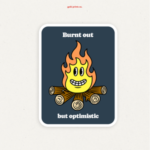 Burnt Out Sticker