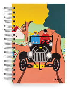 Maud Lewis Spring Vintage Car Notebook: 80