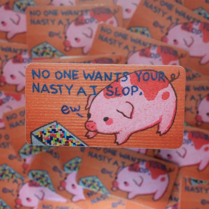 AI Slop Sticker – Trainyard Store