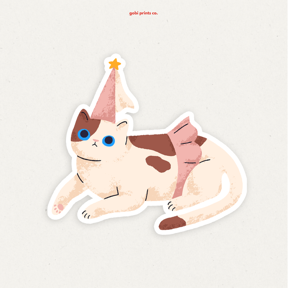 Fairy Princess Cat Sticker
