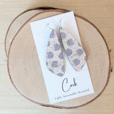 Hedgehog and Heart Cork Earrings