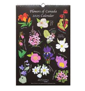 2025 Wall Calendar: Flowers of Canada's Provinces