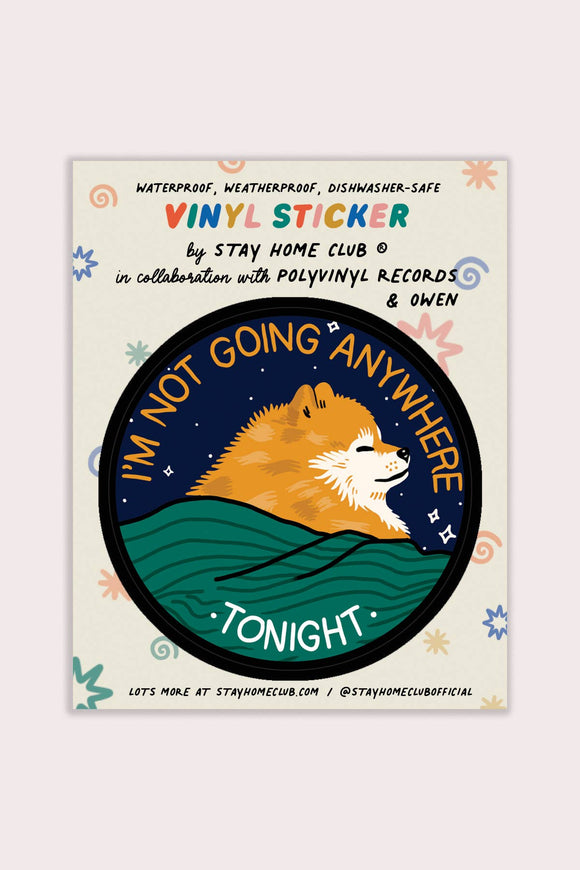 Anywhere Tonight Sticker – Trainyard Store