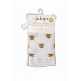 2-Pack Cotton Security Blankets –  Highland Cow