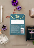 Seed Packet & Cocktail Recipe - Edible Flowers