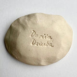 Tiny Handcrafted Ceramic Dish - Polkadot Cat