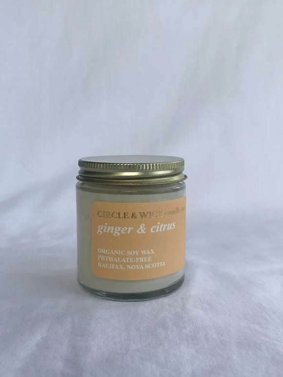 Ginger and Citrus Candle 4oz
