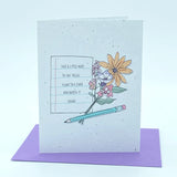 Note to Say Hello Plantable Seed Greeting Card