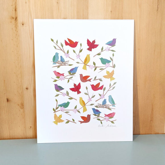 Songbirds art print