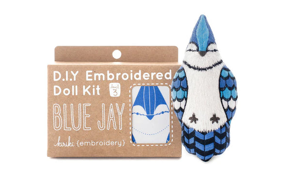 DIY Embroidery Kit - Blue Jay