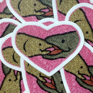 Heart Fish Sticker