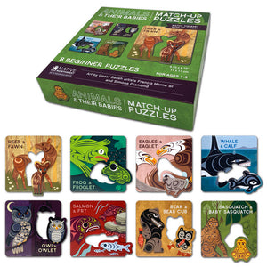 Match Up Puzzles - Animals and Their Babies