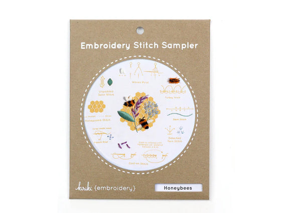 DIY Stitch Sampler - Honeybees