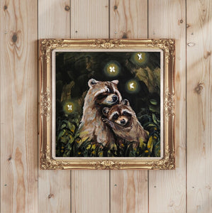 Racoon Art Print