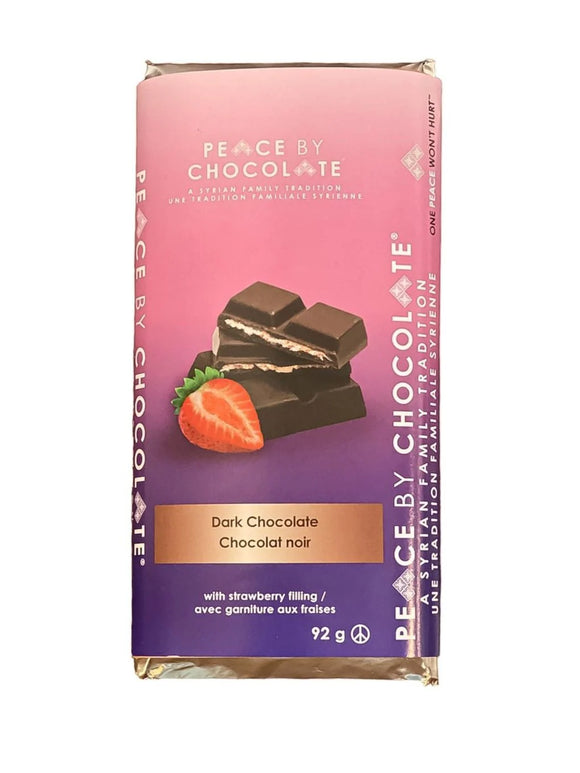 Dark Chocolate & Strawberry Bar 92g